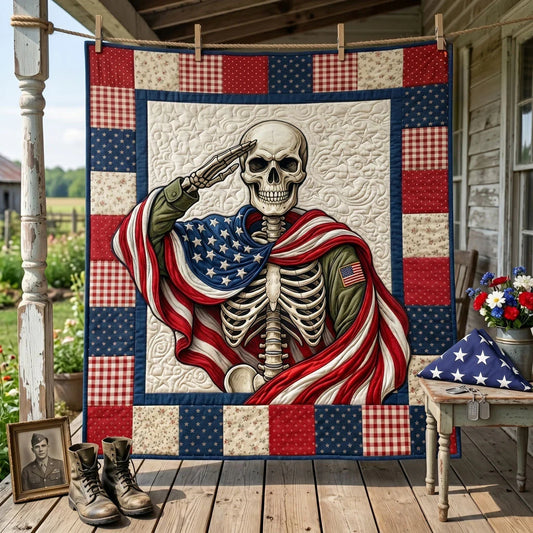 Patriot's Salute Quilt Blanket