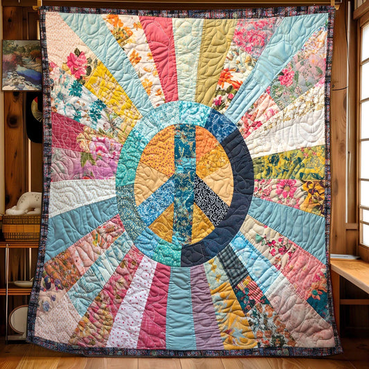 Peace Harmony Quilt Blanket