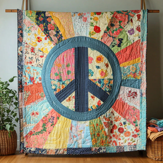 Peace Spirit Quilt Blanket