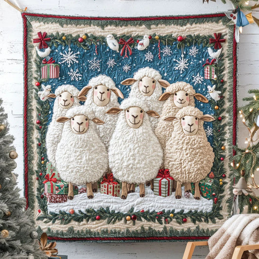 Peaceful Gift Sheep Quilt Blanket