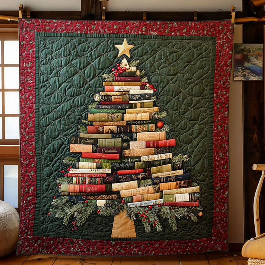 Peaceful Page Book Quilt Blanket