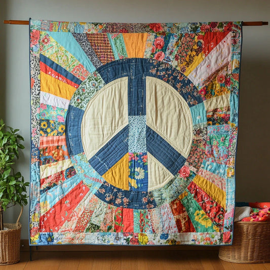 Peaceful Patchwork Quilt Blanket