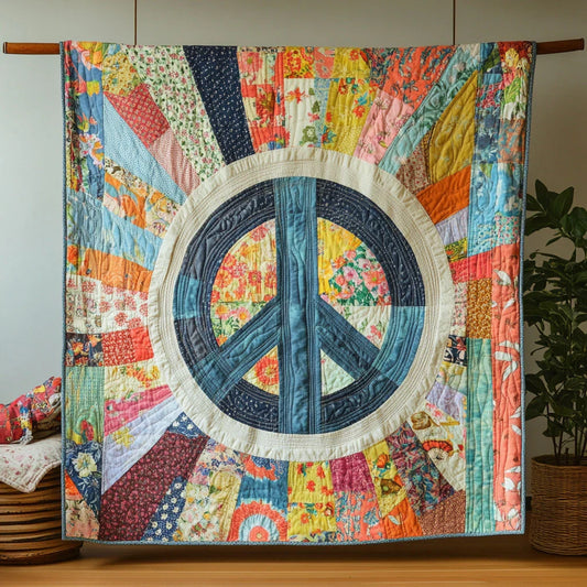 Peaceful Spirit Quilt Blanket