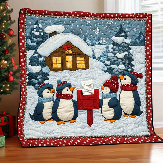 Penguin Friend Quilt Blanket
