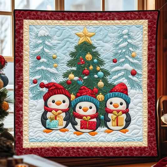 Penguin Friends Quilt Blanket