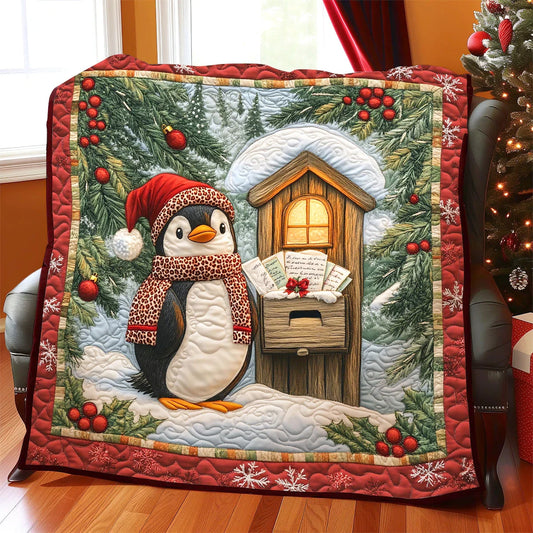 Penguin Glow Quilt Blanket