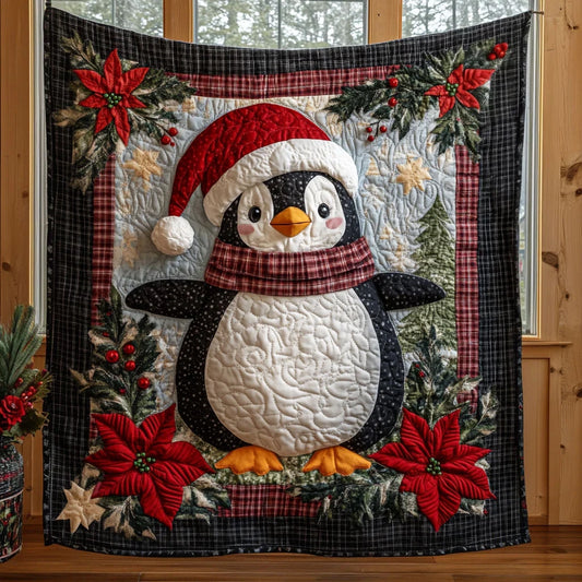 Penguin Wish Quilt Blanket