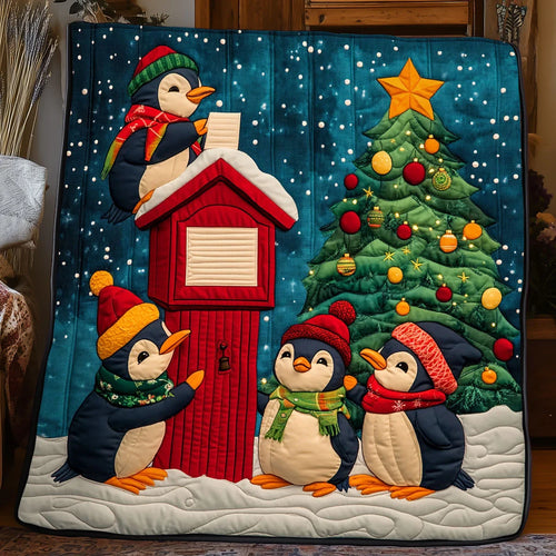 Penguin Wishmail Quilt Blanket