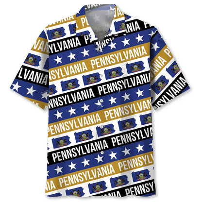 Pennsylvania State Hawaiian Shirt, custom shirt gift for men (view 8)