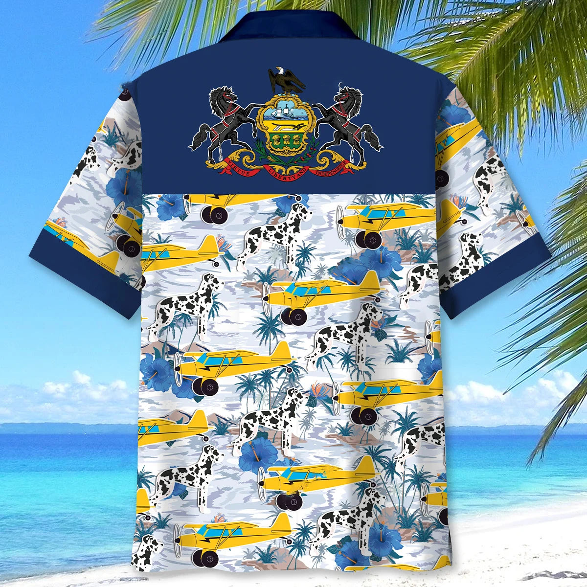 Pennsylvania State Proud Hawaiian Shirt, custom shirt gift for men (view 3)