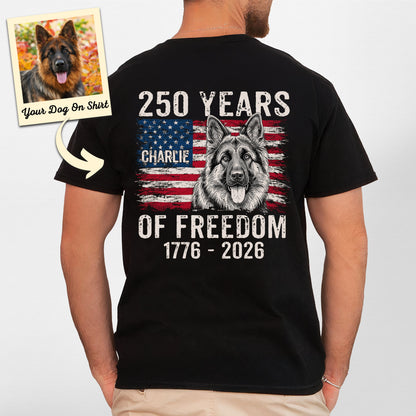 Personalized German Shepherd Shirt America 250 of (view 5)