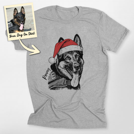 Personalized German Shepherd Shirt Christmas Xmas