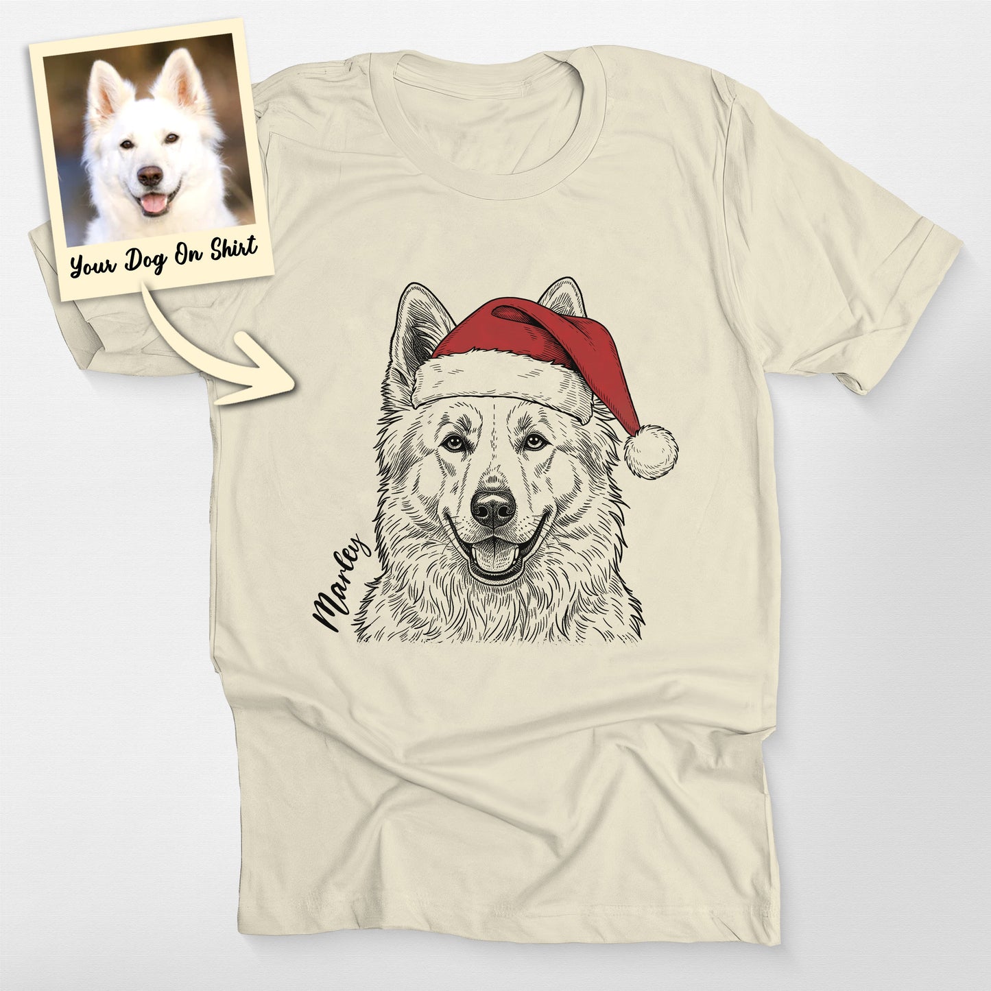 Personalized German Shepherd Shirt Christmas Xmas (view 4)