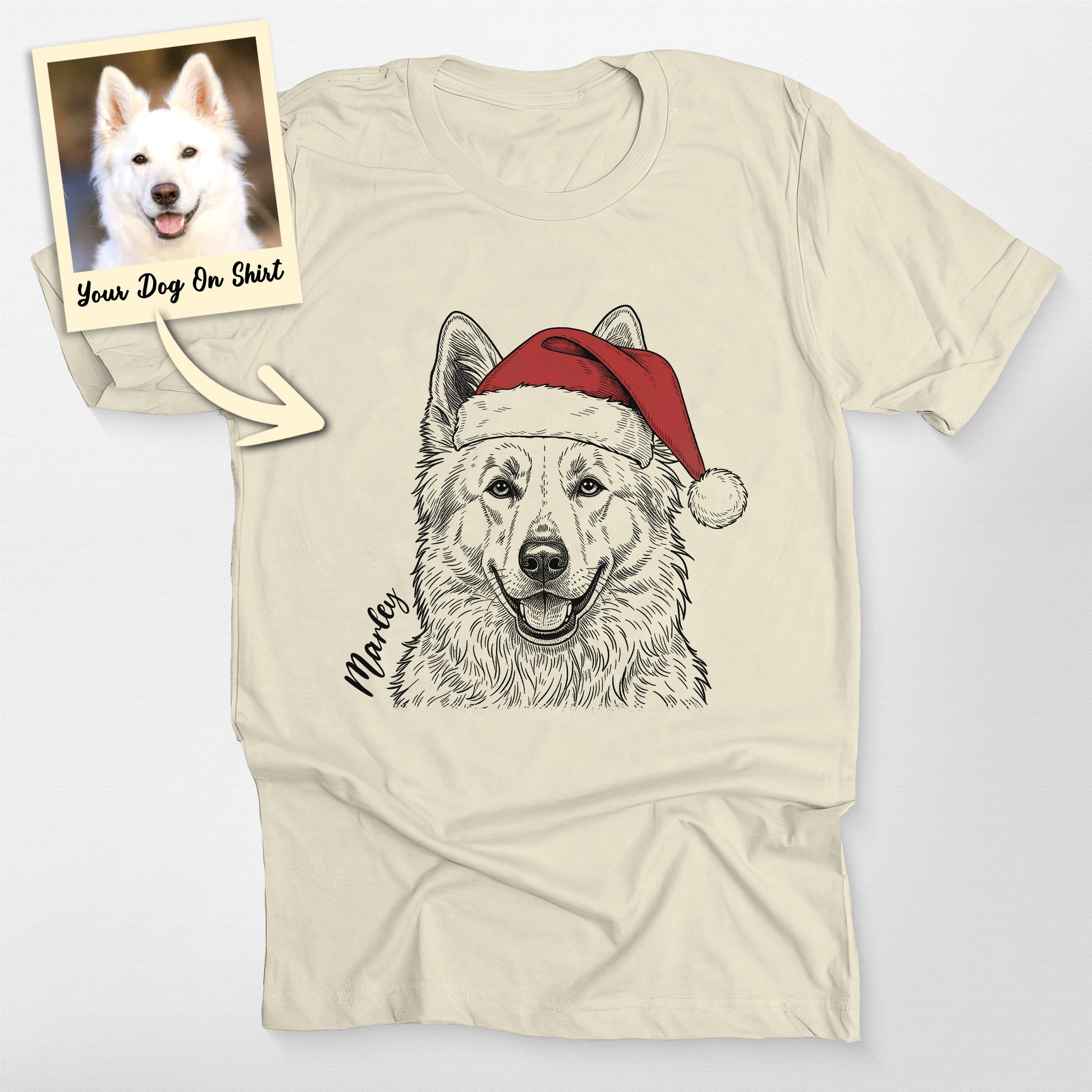 Personalized German Shepherd Shirt Christmas Xmas (view 4)