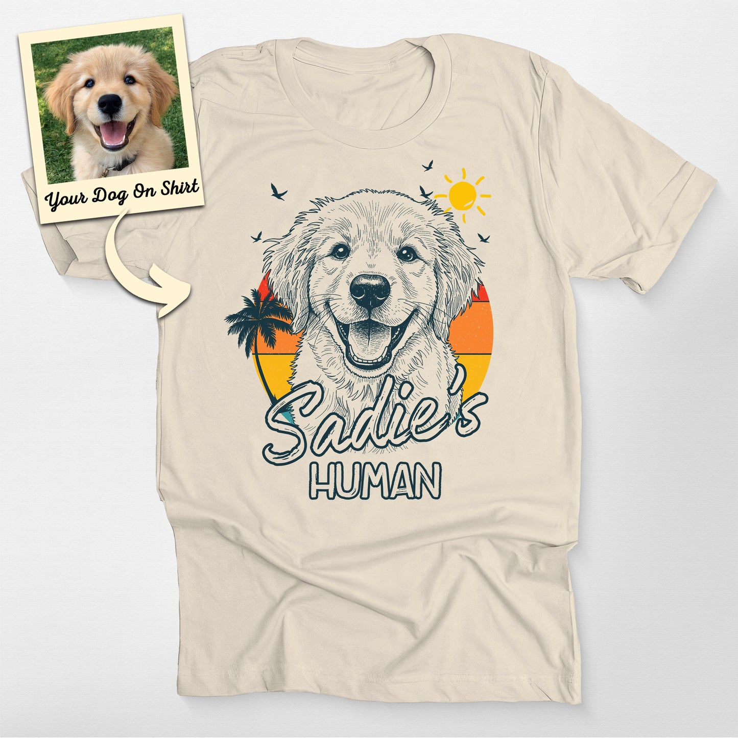 Personalized Golden Retriever Shirt Coolest Summer (view 3)