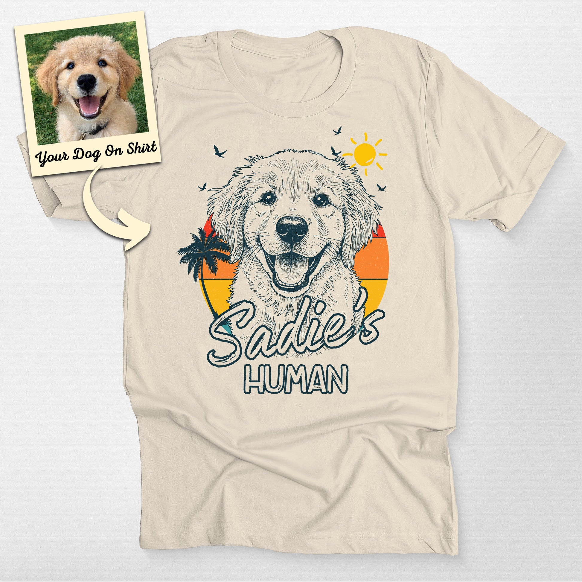 Personalized Golden Retriever Shirt Coolest Summer (view 3)