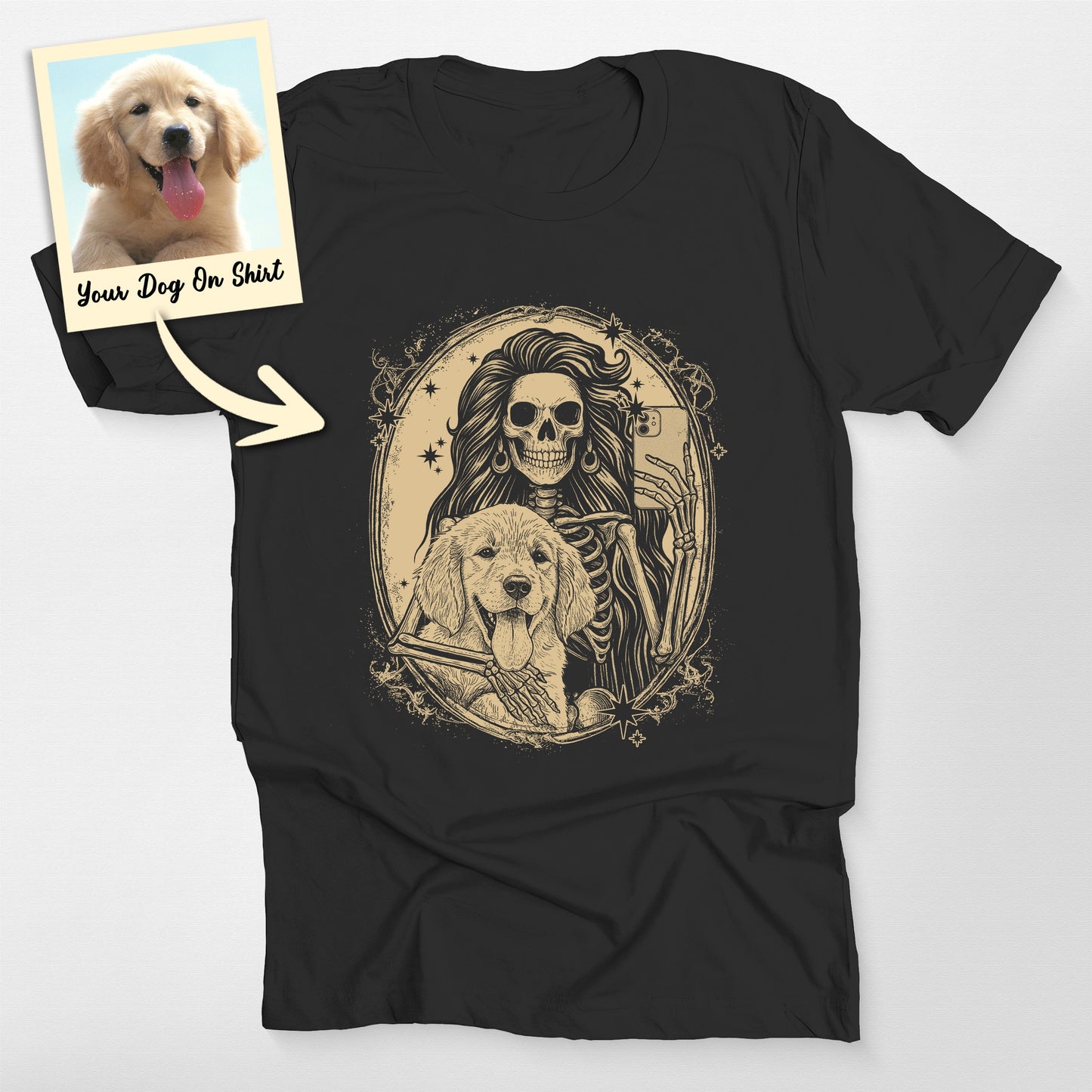 Personalized Golden Retriever Shirt Halloween Outf (view 2)