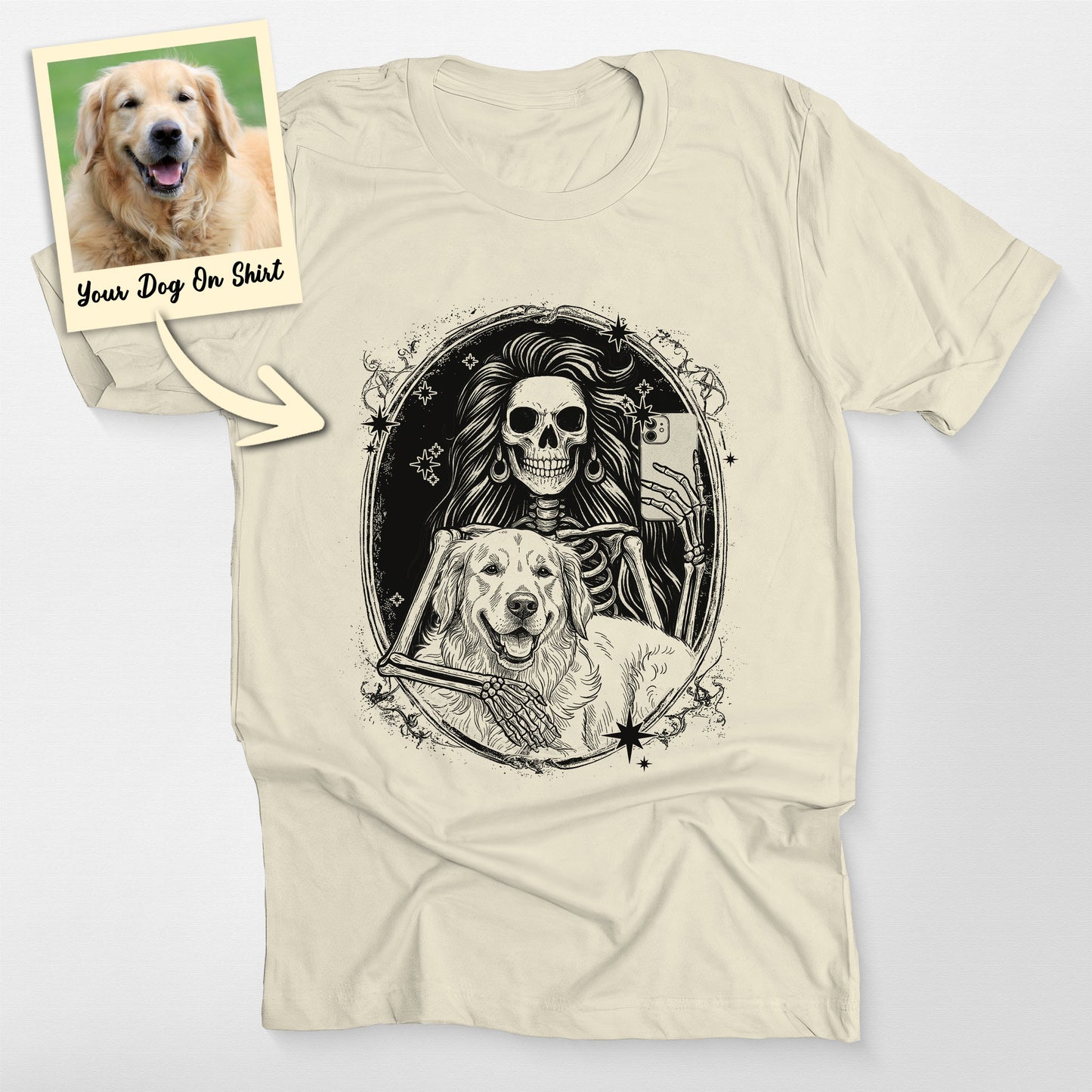 Personalized Golden Retriever Shirt Halloween Outf (view 3)
