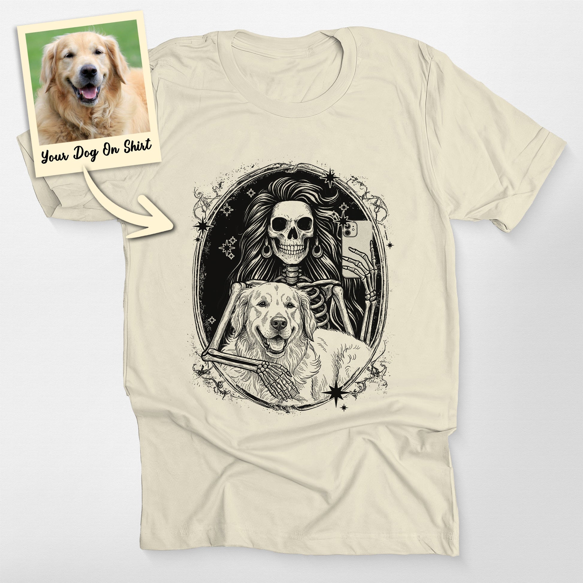 Personalized Golden Retriever Shirt Halloween Outf (view 3)