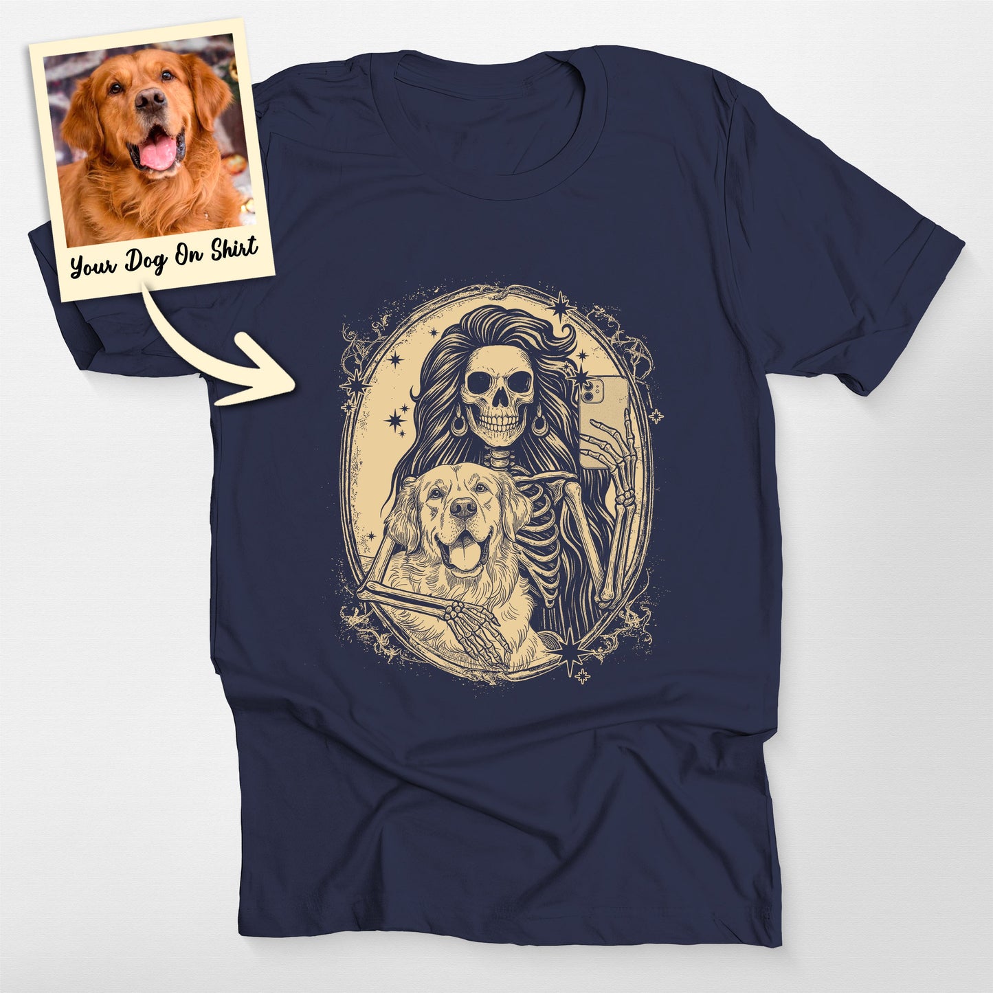 Personalized Golden Retriever Shirt Halloween Outf (view 4)