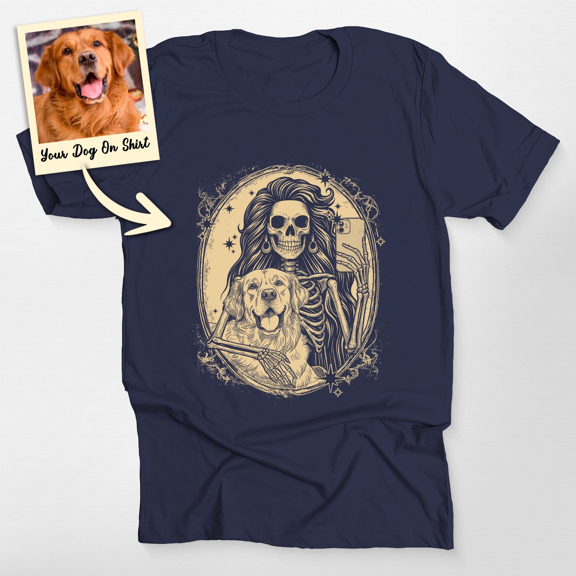 Personalized Golden Retriever Shirt Halloween Outf (view 4)