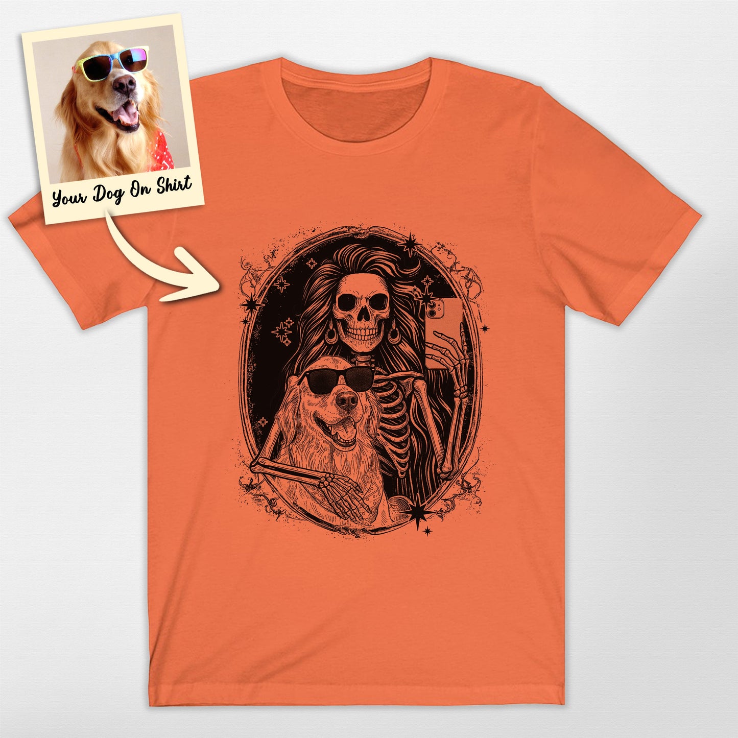 Personalized Golden Retriever Shirt Halloween Outf (view 5)