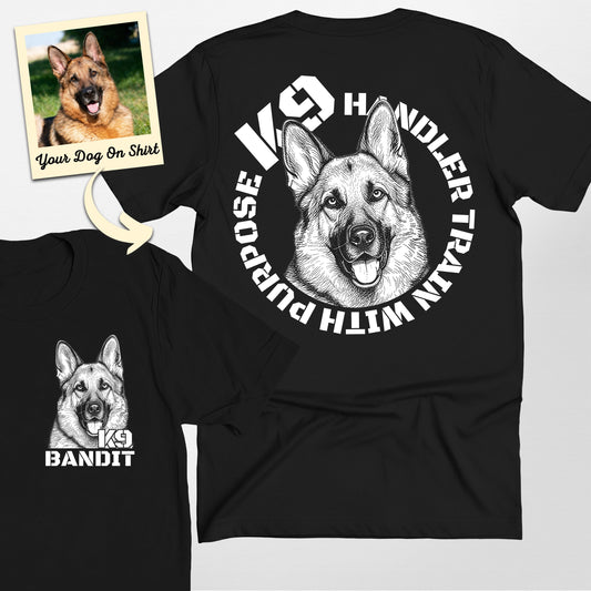 Personalized K9 Handler Train with Purpose Unisex