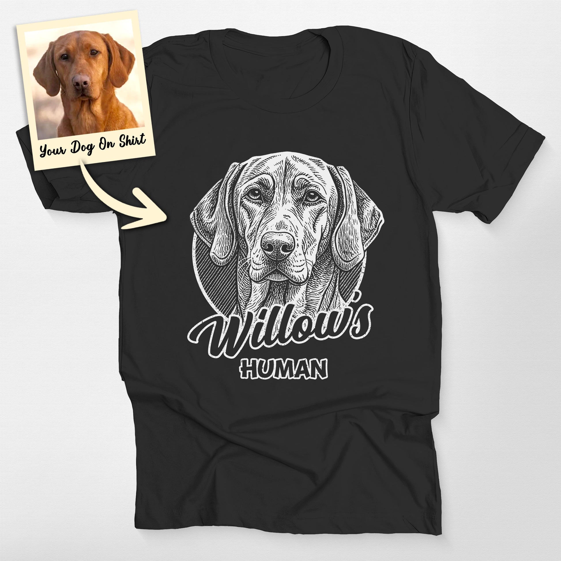 Personalized Lab S Human T-Shirt (view 2)