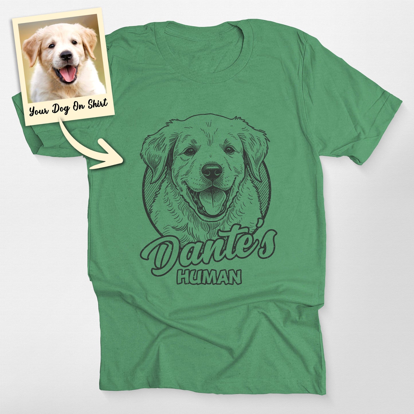 Personalized Lab S Human T-Shirt (view 5)