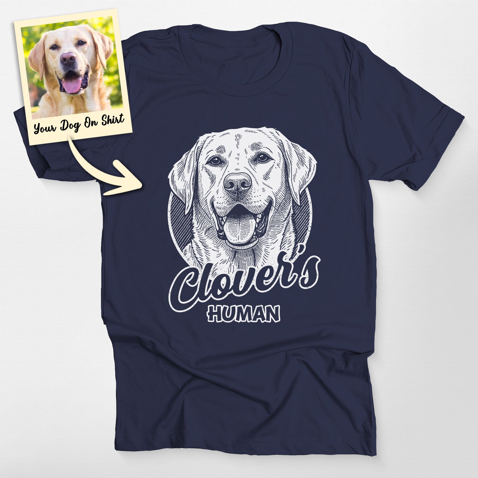Personalized Lab S Human T-Shirt (view 7)