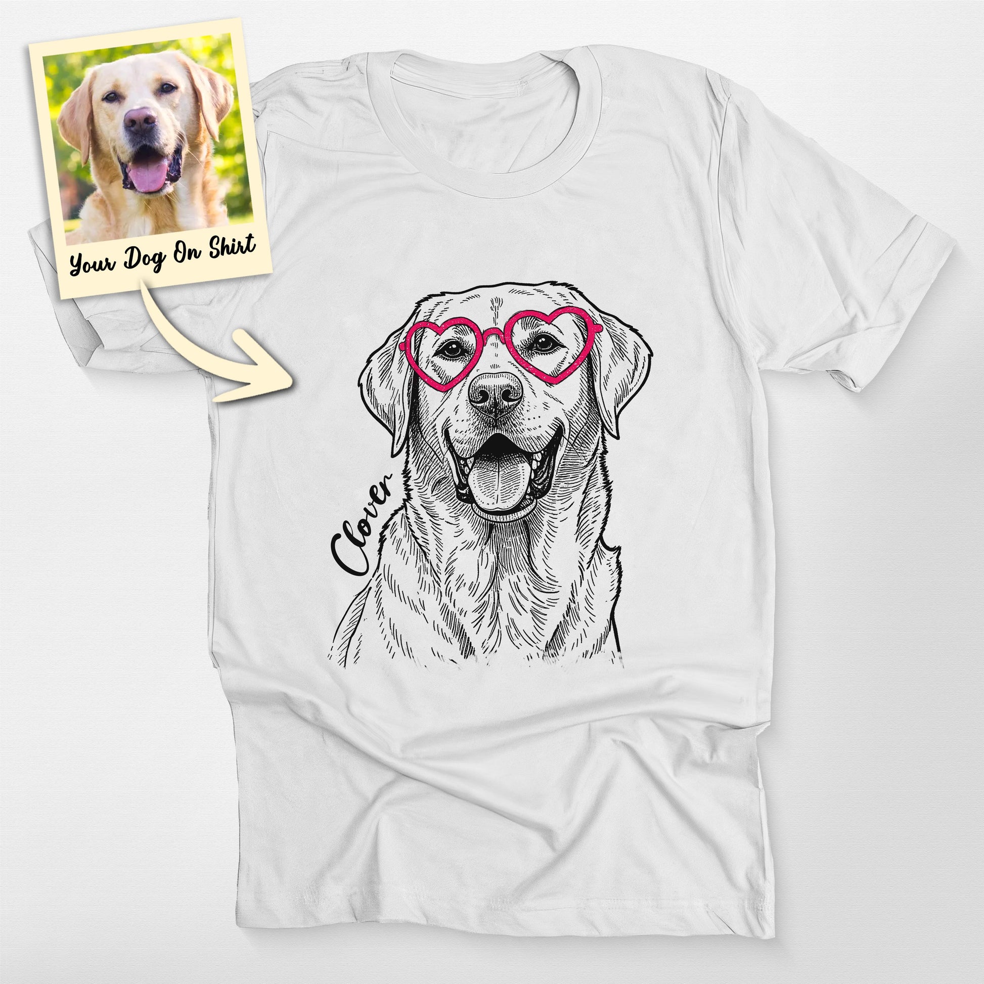 Personalized Labrador Retriever Shirt Lovely Bella (view 7)