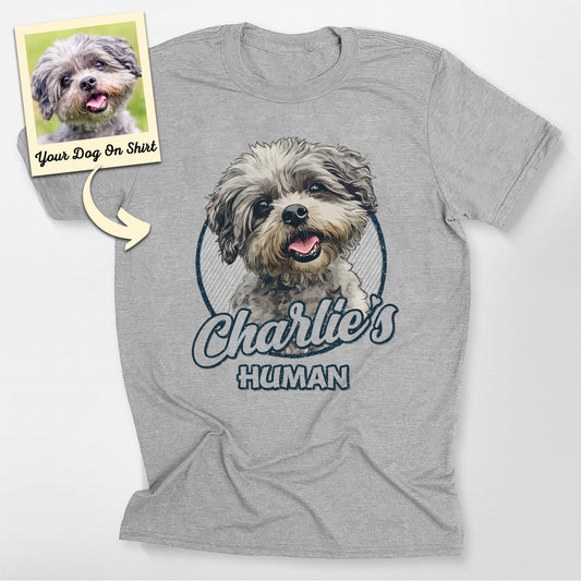 Personalized Poodle Shirt Colorful Portrait Bella