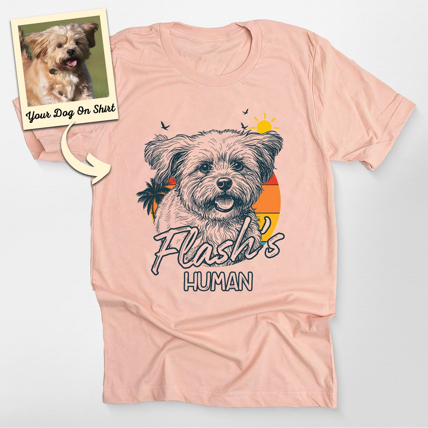 Personalized Poodle Shirt Coolest Summer Vibes Bel (view 2)