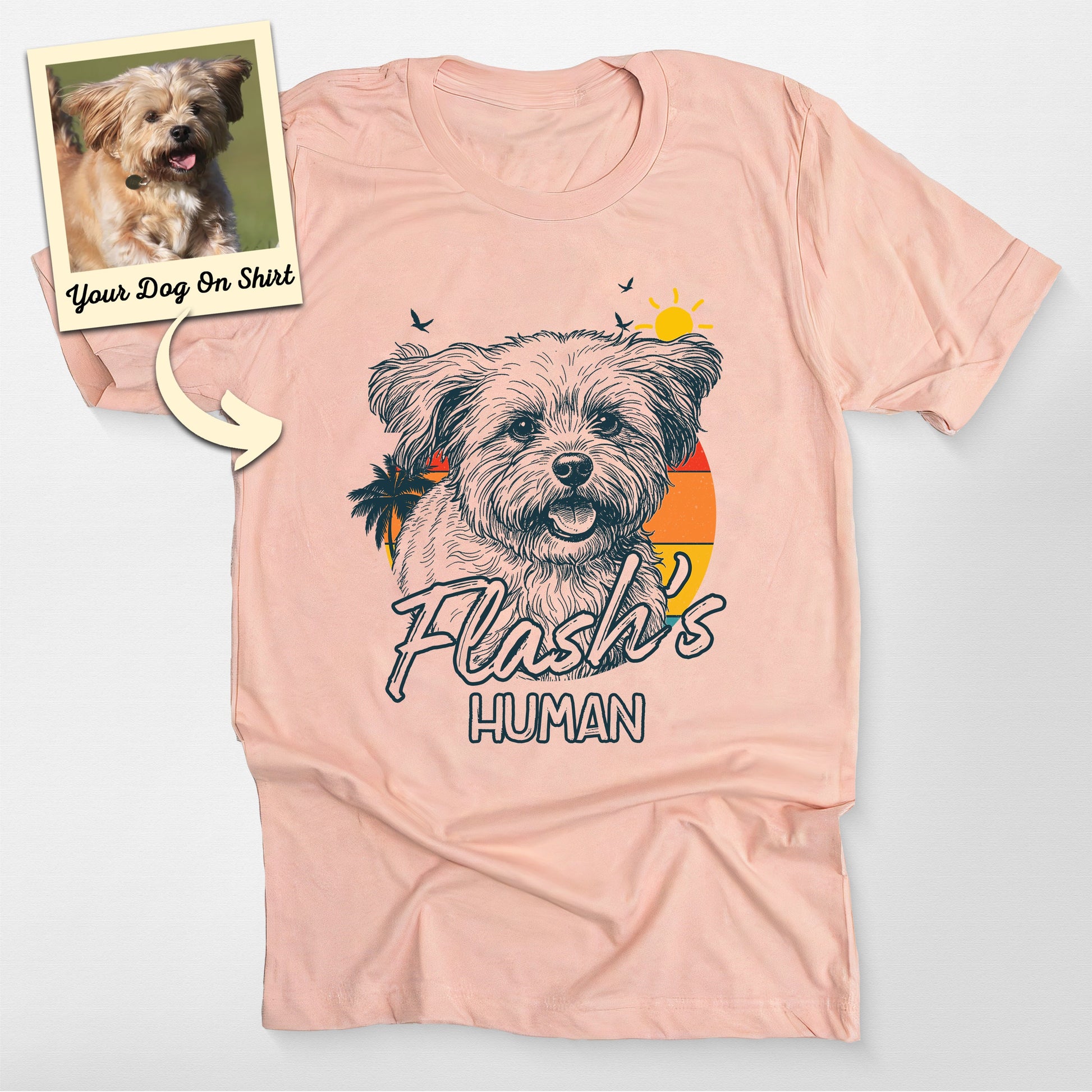 Personalized Poodle Shirt Coolest Summer Vibes Bel (view 2)