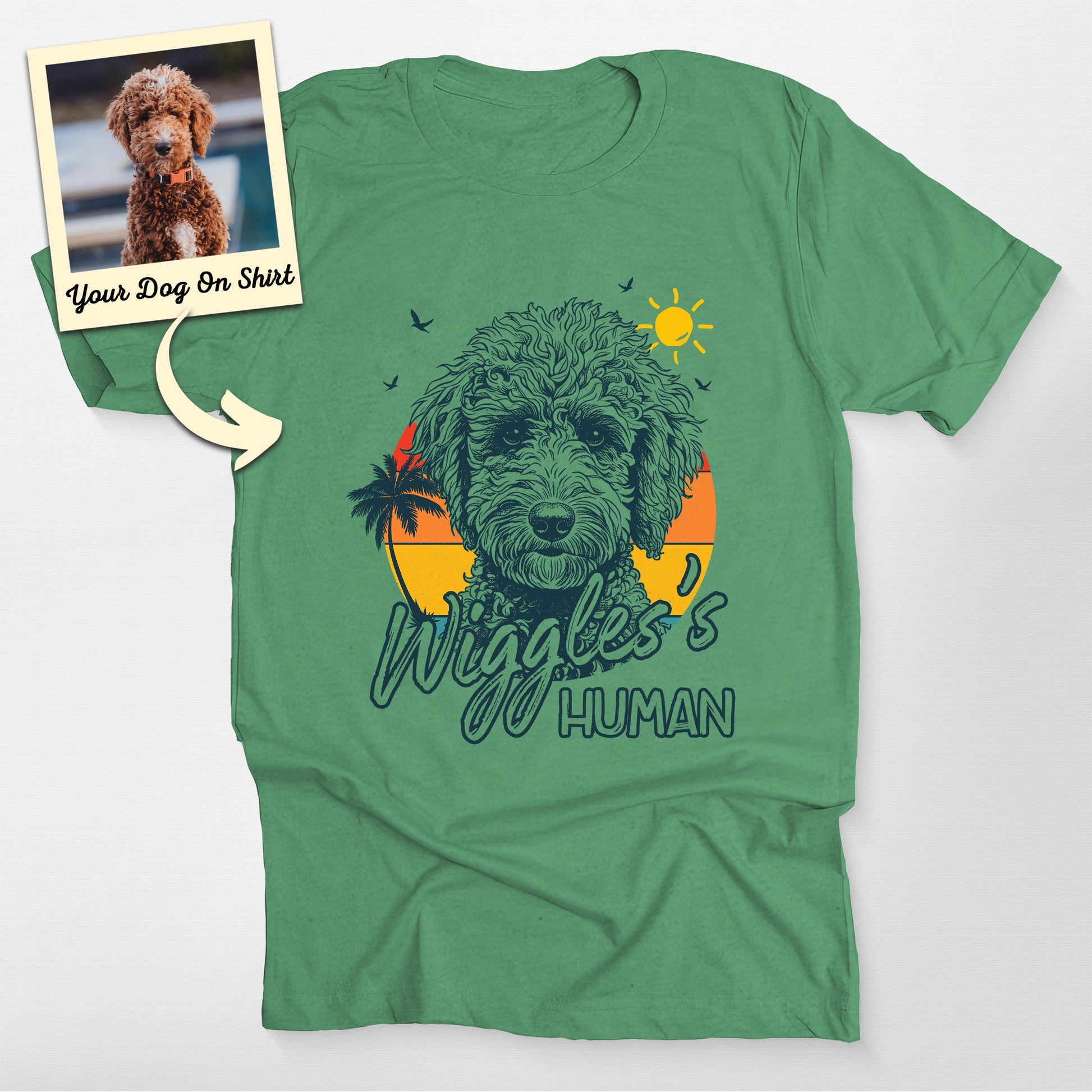 Personalized Poodle Shirt Coolest Summer Vibes Bel (view 3)