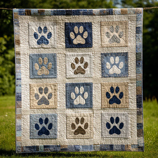 Pet Spot Quilt Blanket - Quilted Blanket by OtterMia