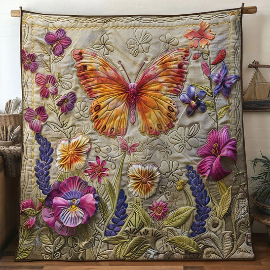 Petal Butterfly Quilt Blanket