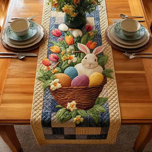 Petal Easter Quilted Table Runner