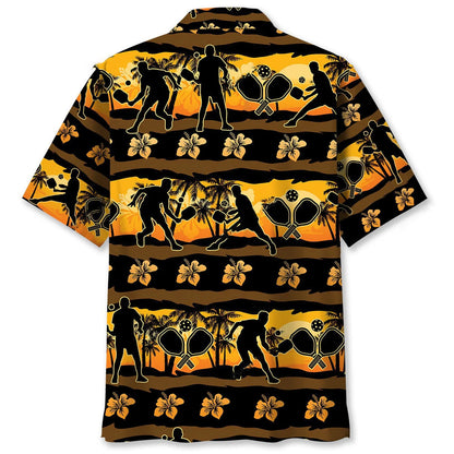 Pickleball Beach Hawaiian Shirt, custom shirt gift for men (view 2)