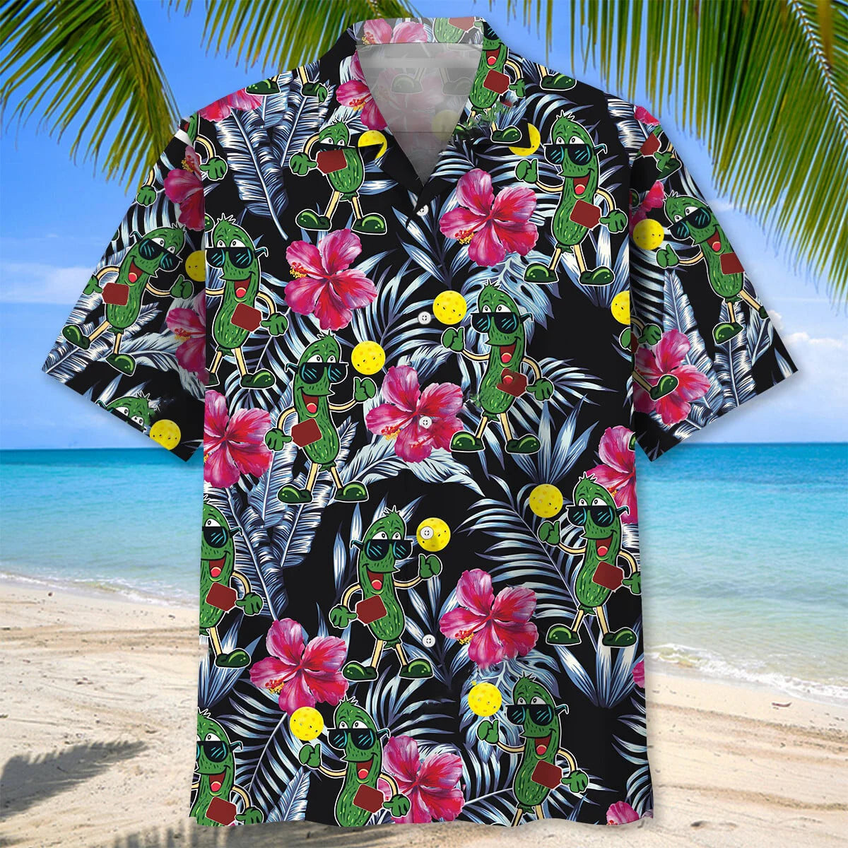 Pickleball Fun Hawaiian Shirt, custom shirt gift for men