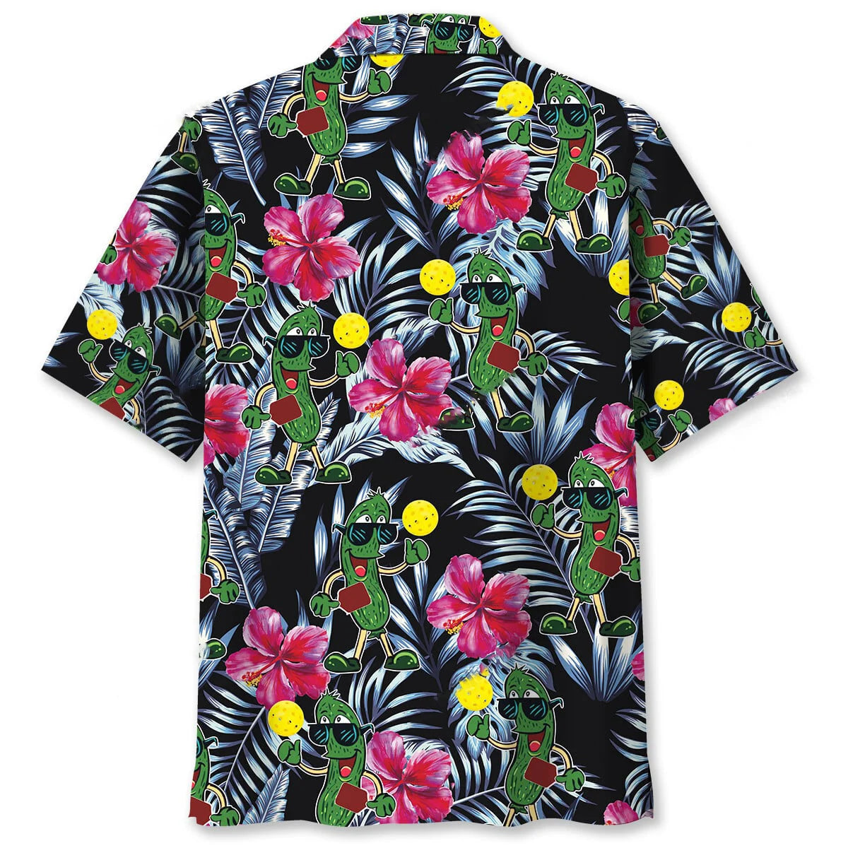 Pickleball Fun Hawaiian Shirt, custom shirt gift for men (view 2)