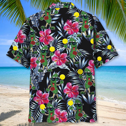Pickleball Fun Hawaiian Shirt, custom shirt gift for men (view 3)