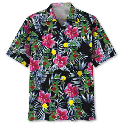 Pickleball Fun Hawaiian Shirt, custom shirt gift for men (view 4)