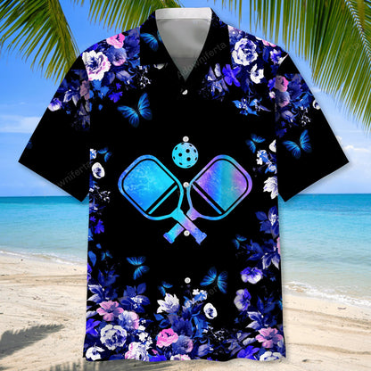Pickleball Hawaiian Nature Hawaiian Shirt, custom shirt gift for men (view 4)