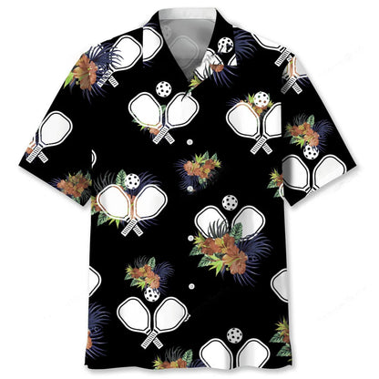 Pickleball Hawaiian Nature Hawaiian Shirt, custom shirt gift for men (view 5)