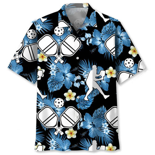 Pickleball Nature Hawaiian Shirt, custom shirt gift for men