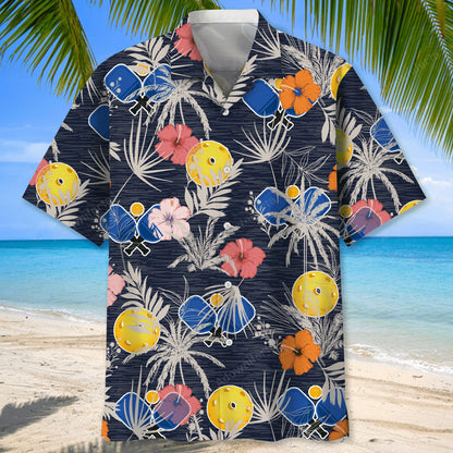 Pickleball Nature Hawaiian Shirt, custom shirt gift for men (view 4)