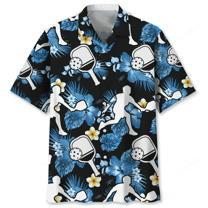 Pickleball Nature Hawaiian Shirt, custom shirt gift for men (view 5)