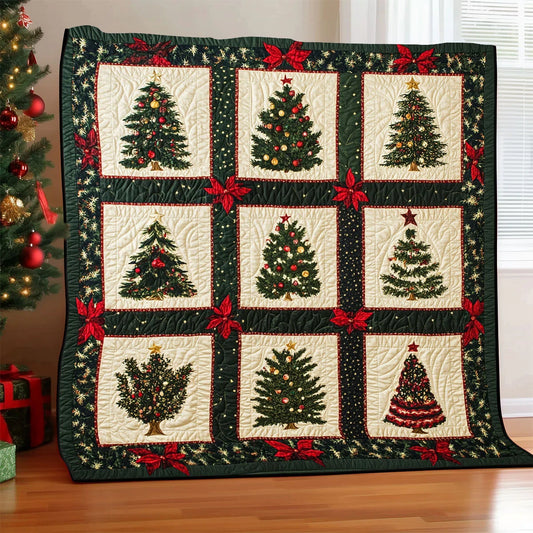 Pine Needle Magic Quilt Blanket