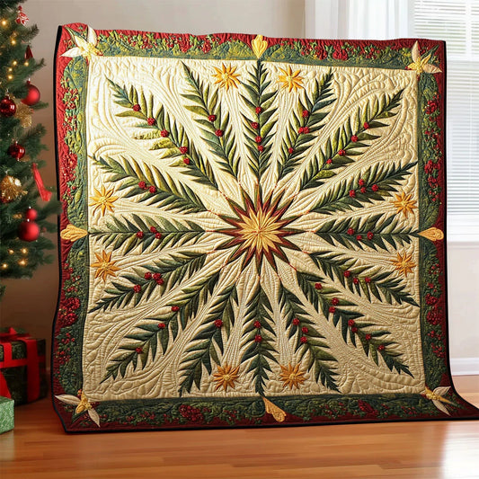 Pine Trail Circle Quilt Blanket
